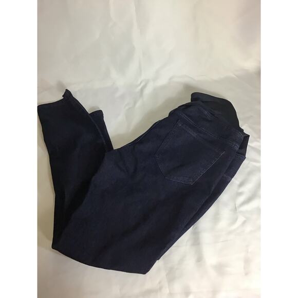 Isabel Maternity Women over the belly Jeans Sz. 14 Drk Blue NWOT Jeggings - Picture 5 of 10